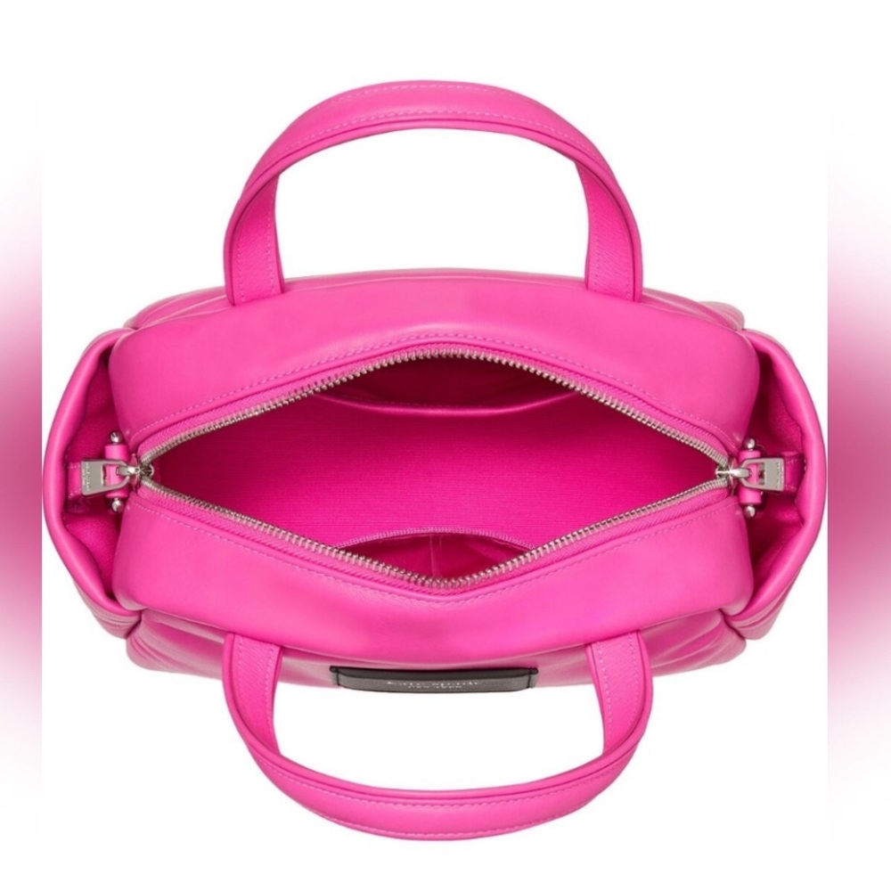 NWT Kate Spade Pink Puffy Smooth Leather Crossbody Sachel - Picture 4 of 9